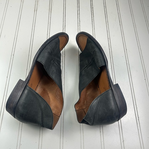 FREE PEOPLE Boho Mont Blanc Black Sandals Open Toe Slippers Flat Women’s Size 9 - Picture 8 of 12